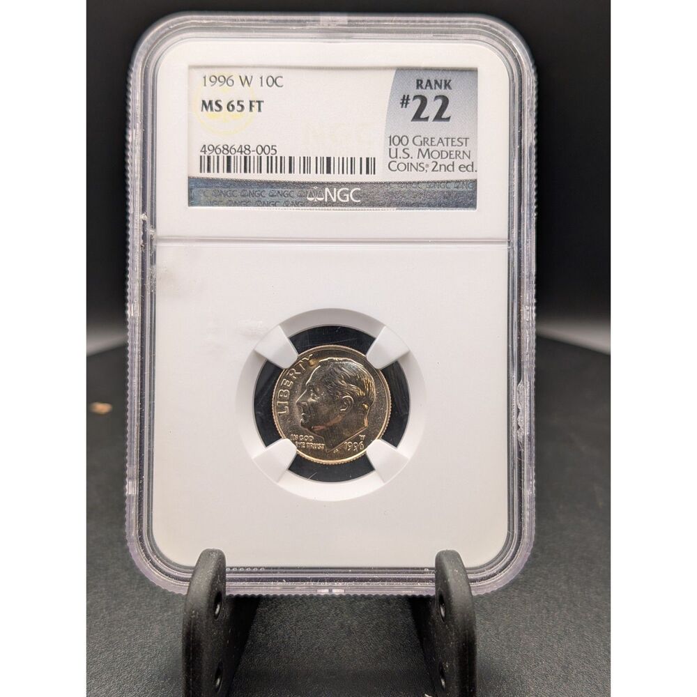 1996 U.S. Mint Set + NGC MS65 FT 1996‑W Dime w/ Envelope & COA – Key Date - Picture 4 of 7